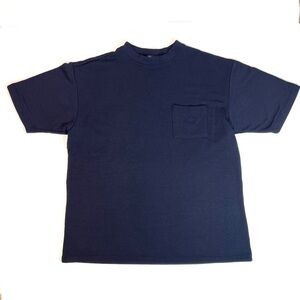 Bleusalt Men’s Pocket Crewneck Tee Shirt Navy Size 3 - Large